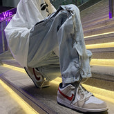 Men Jeans Spring and Autumn Straight Loose Denim Long Hip Hop Wide Leg Pants